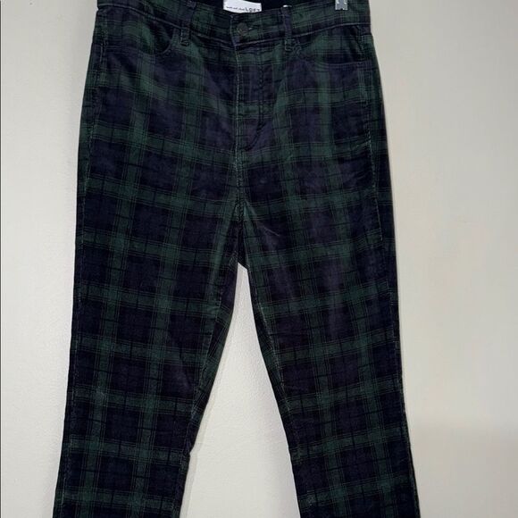 LOFT Plaid Velvet Skinny Pants 4/27 - Picture 5 of 10